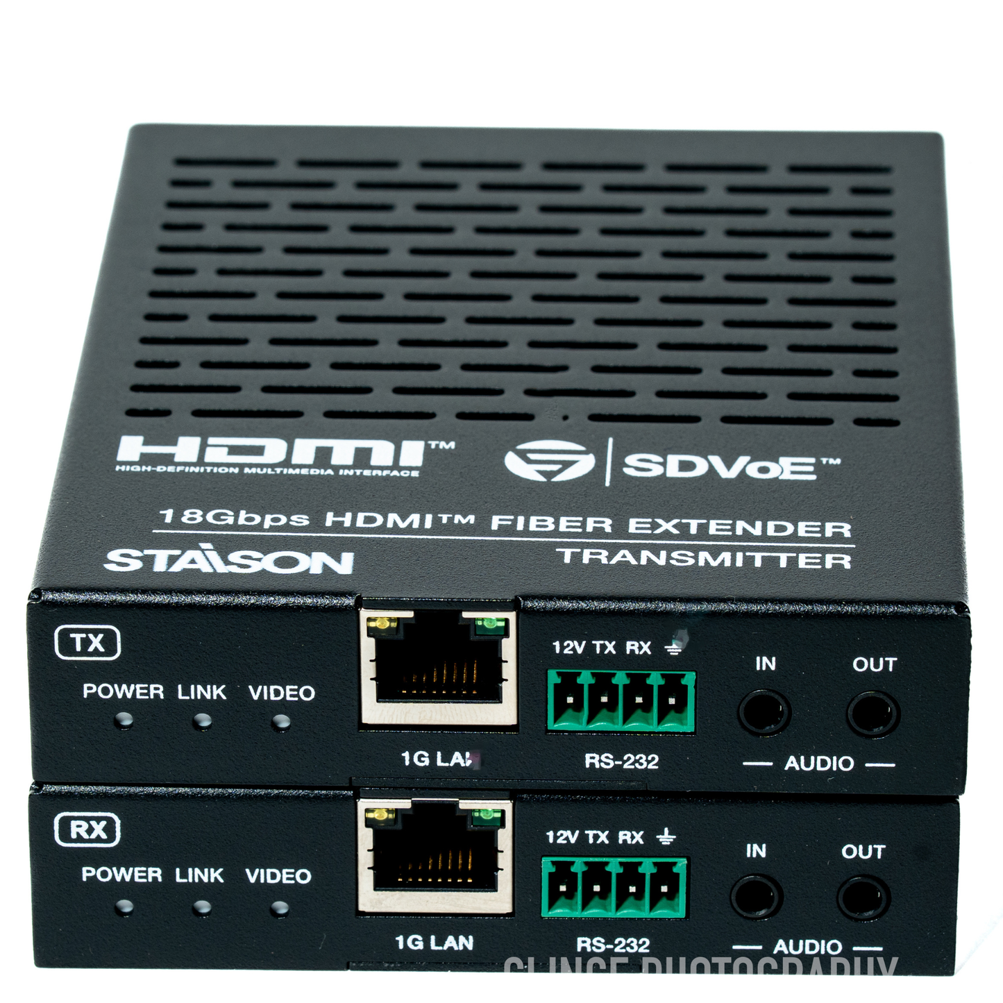 ST-NEB100ASLKIT 4K60 HDMI™ 10G Fiber Extender with Bi-directional Audio