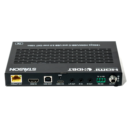 ST-NEHB100HCU 18Gbps HDMI/USB-C over HDBaseT 2.0  Extender (100m) with USB 2.0