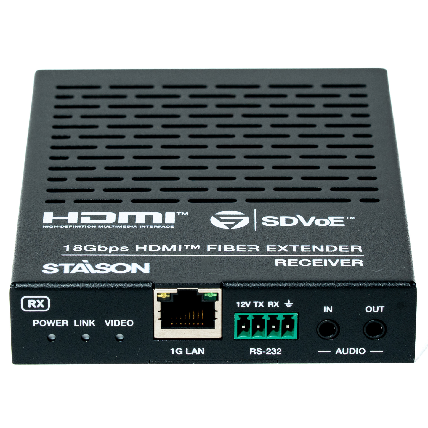 ST-NEB100ASLKIT 4K60 HDMI™ 10G Fiber Extender with Bi-directional Audio