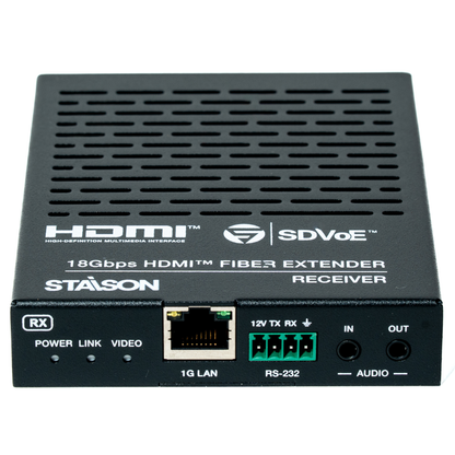 ST-NEB100ASLKIT 4K60 HDMI™ 10G Fiber Extender with Bi-directional Audio