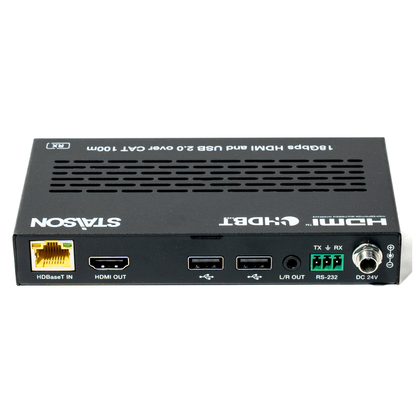 ST-NEHB100HCU 18Gbps HDMI/USB-C over HDBaseT 2.0  Extender (100m) with USB 2.0