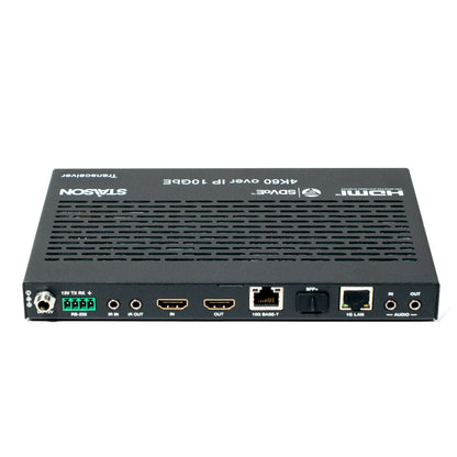 ST‑NEB100AT SDVoE Transceiver with Copper/Fiber Combo Box