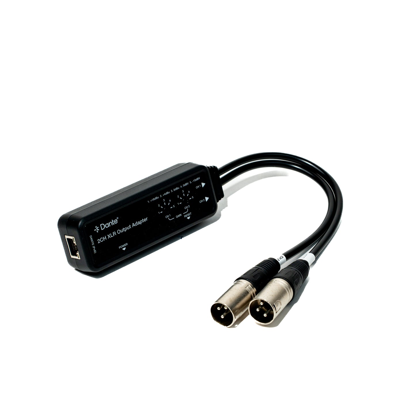 ST-NAUD2XEN Dante® 2CH XLR Input Adapter