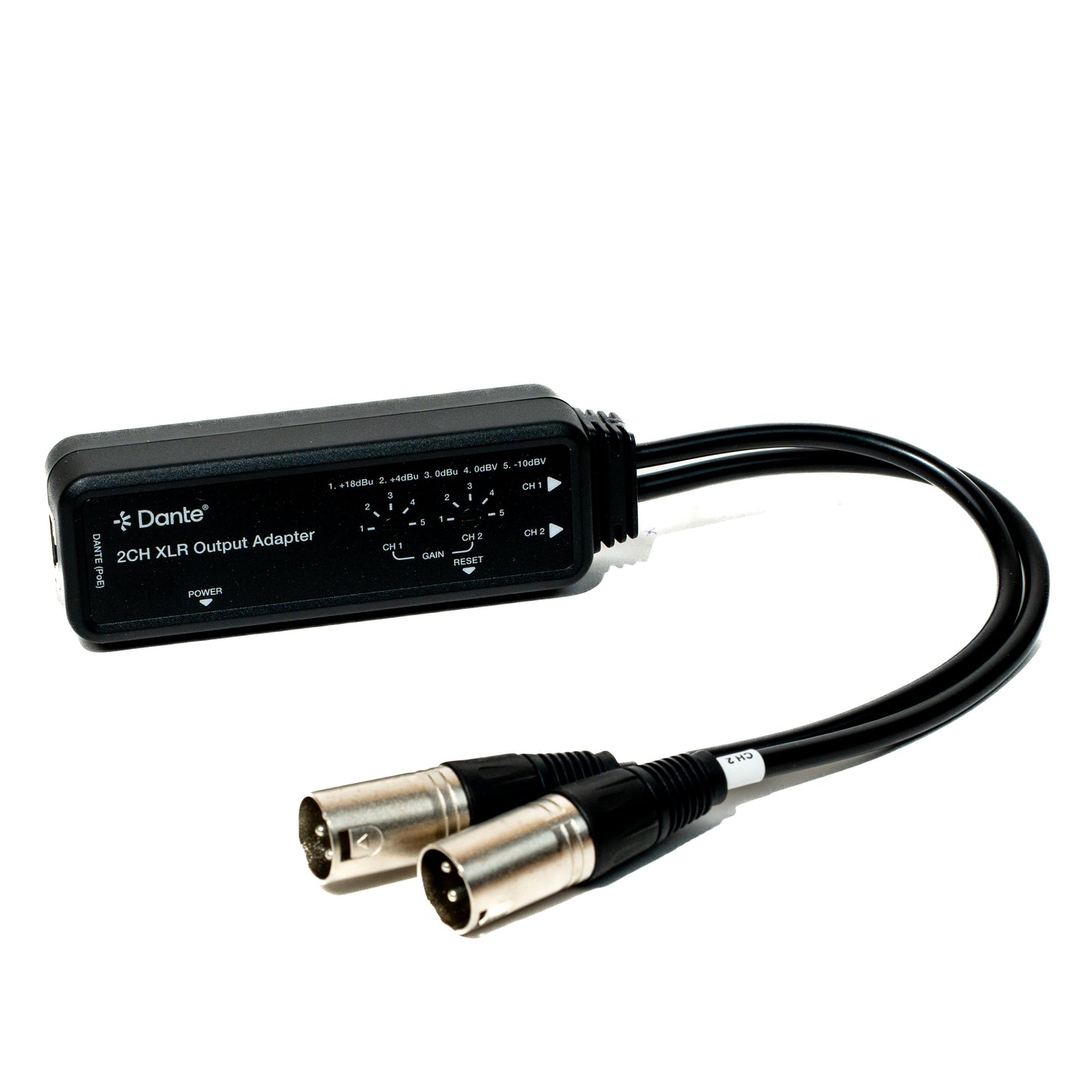 ST-NAUD2XEN Dante® 2CH XLR Input Adapter