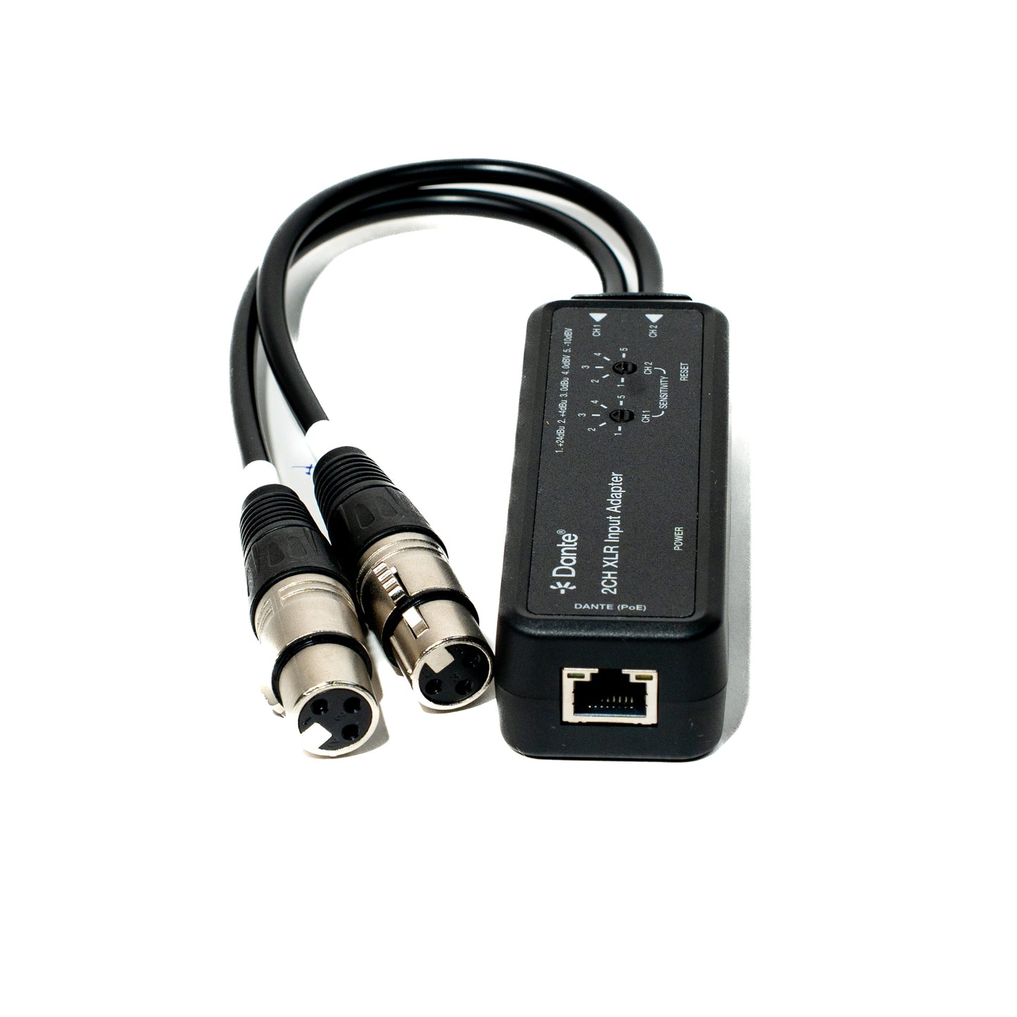 ST-NAUD2XEN Dante® 2CH XLR Input Adapter