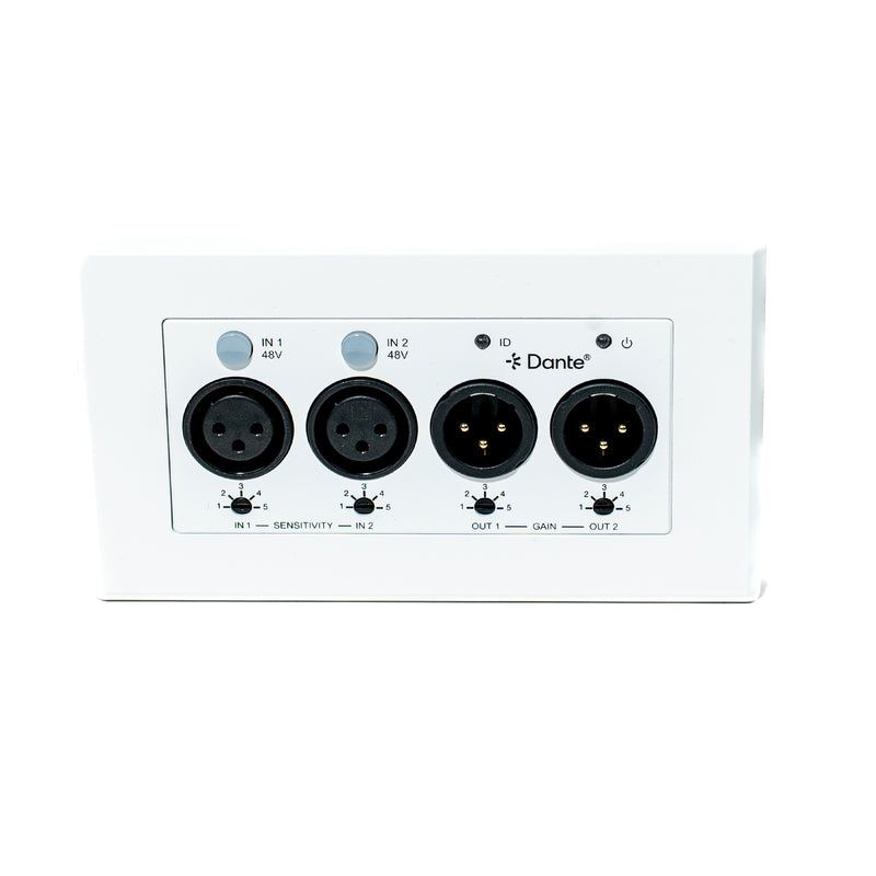 ST-NWPD22XLREU 2x Input & 2x Output  Analogue XLR to Dante® Converter