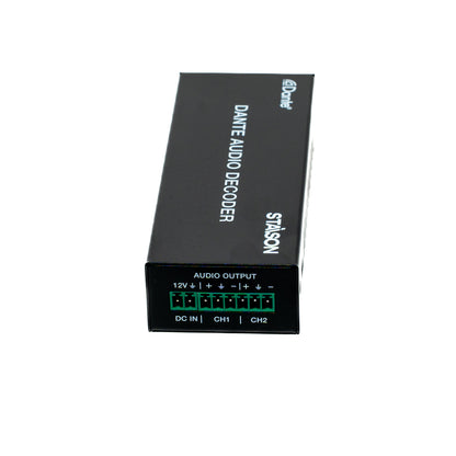 ST-NAUD2DEC Dante 2CH Analog Audio Decoder with POE