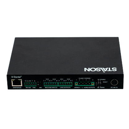 ST-NPA70DP  2x35W Class D Audio Amplifier  with Dante® and Line/Mic Inputs (4/8ohm)