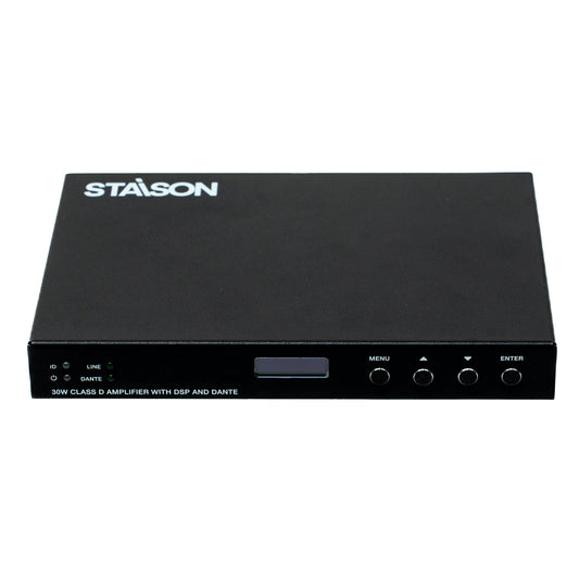 ST-NPA30DP 2x15W Class D Audio Amplifier  with Dante® and Line/Mic Inputs (4/8ohm)