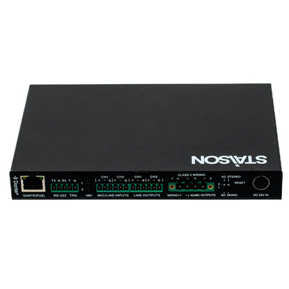 ST-NPA30DP 2x15W Class D Audio Amplifier  with Dante® and Line/Mic Inputs (4/8ohm)