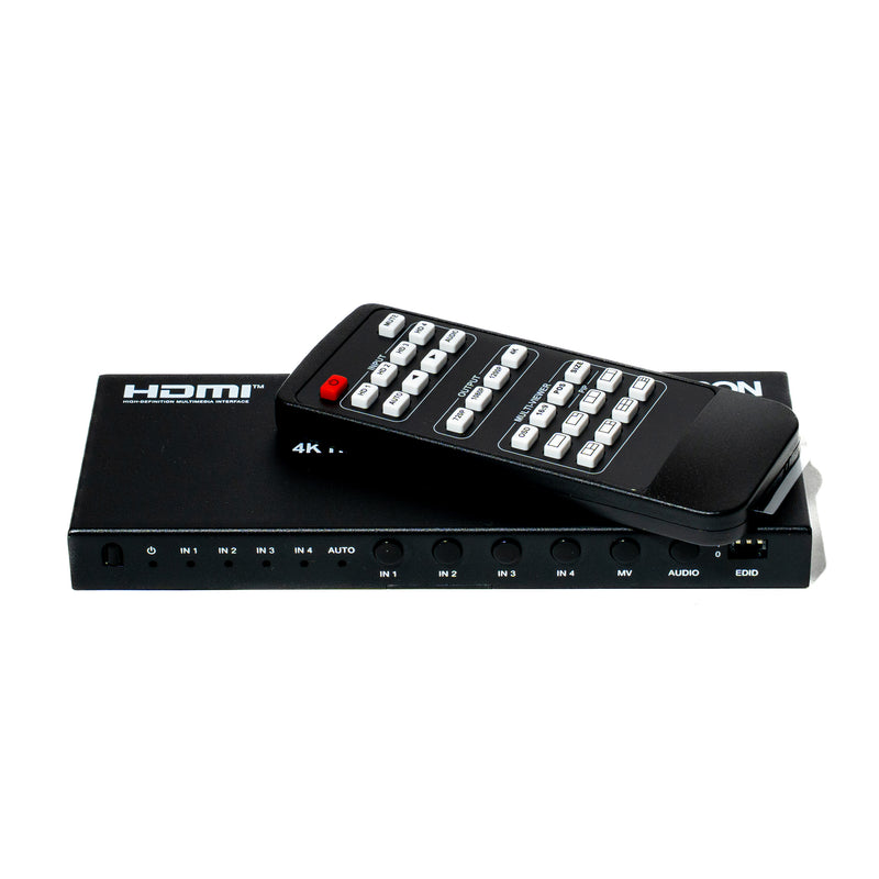 ST-NSW941MV  4K30 HDMI™  4x1 Quad  Multi-viewer & Seamless Switcher