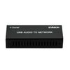 dante audio to network adaptor with staison branded device on a white background 