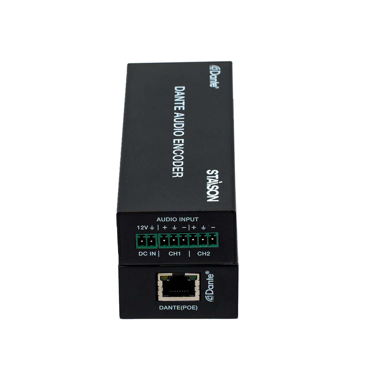  ST-NAUD2ENC Dante Audio Encoder Front View