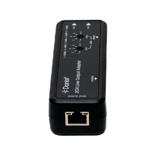 ST-NAUD2LDE Dante Line Output Adapter Front View