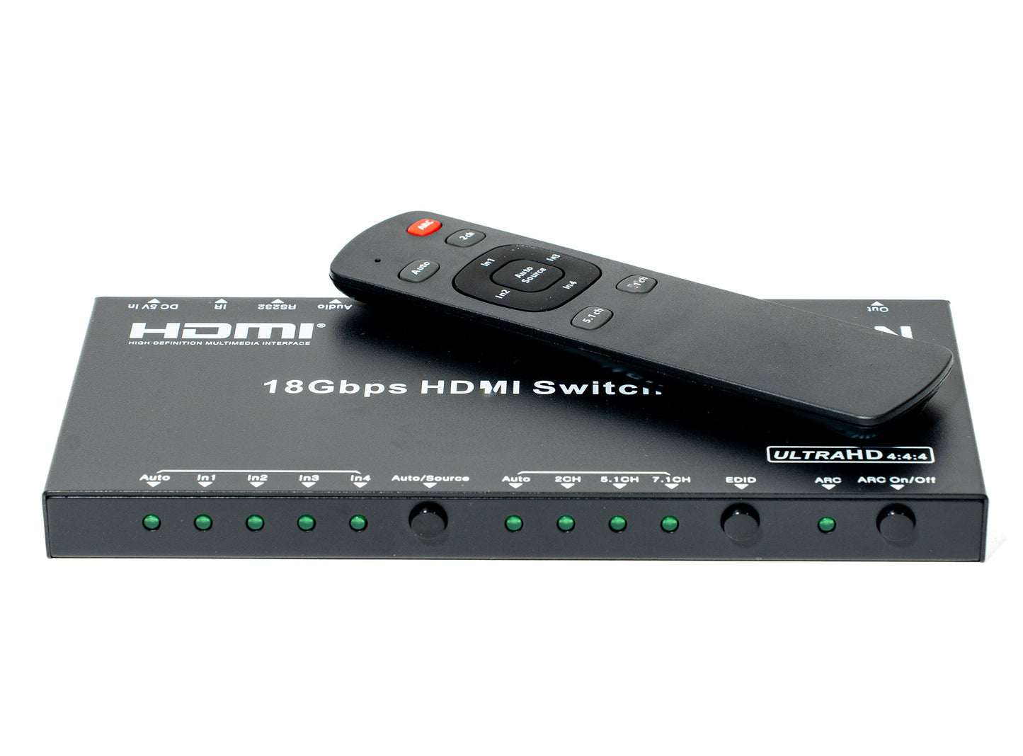 HDMI switcher with Stason branding on a white background