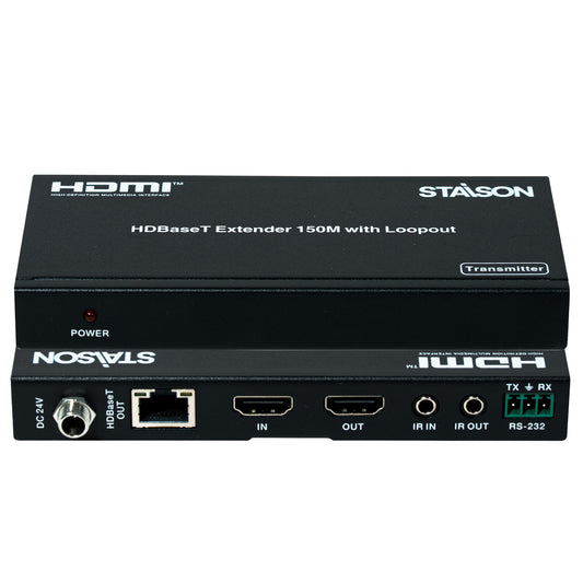 ST-NE150CL HDMI Extender with Loopout Transmitter Front View
