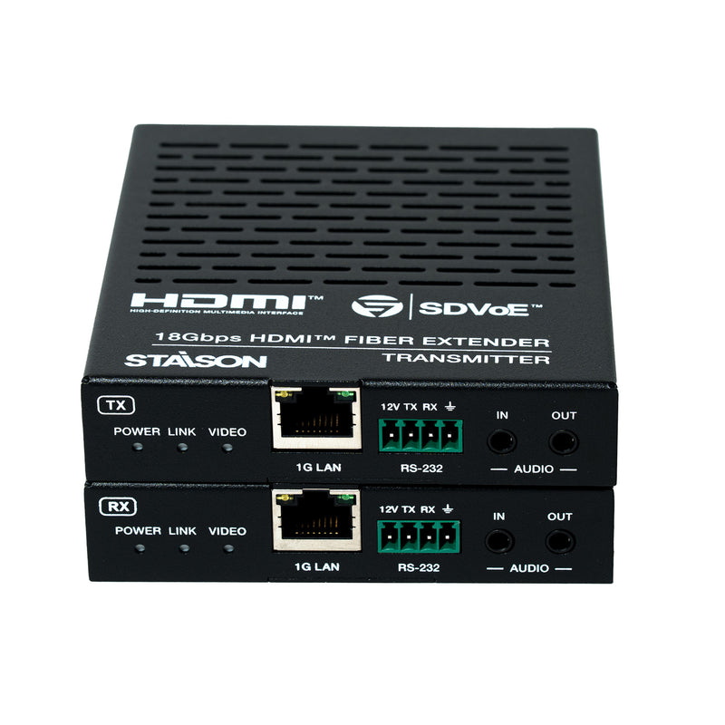 ST-NEB100ASLKIT 10G Fiber Extender transmitter front view on white background