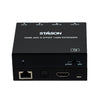 ST-NEDA150SA Audio Extender Black HDMI ARC & S/PDIF 150M Extender device with Stason branding on a white background