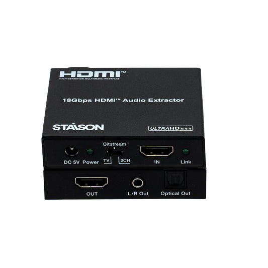  ST-NMB01 HDMI Audio Extractor 18Gbps 4K HDMI 2.0b with Optical Audio Output