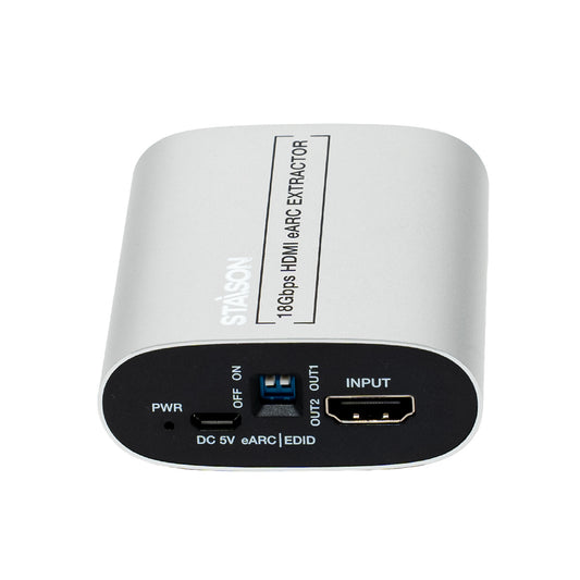  ST-NMB08 HDMI eARC Extractor front view on white background