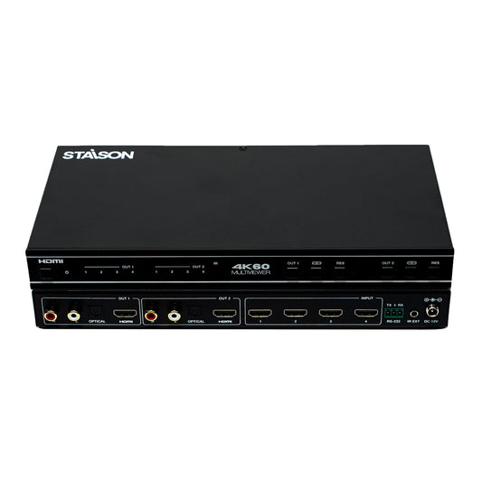 ST-NMXB42MV 4K60 4x2 Multiviewer Video Matrix Switcher Front View