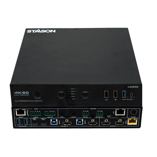  ST-NPSB42H70 4x2 4K60 Seamless Presentation Switch front view