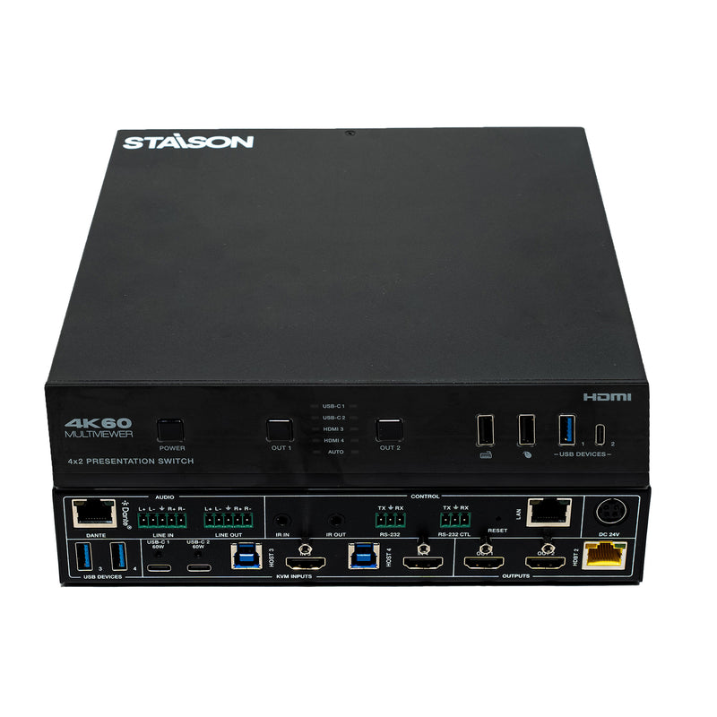  ST-NPSB42H70 4x2 4K60 Seamless Presentation Switch front view