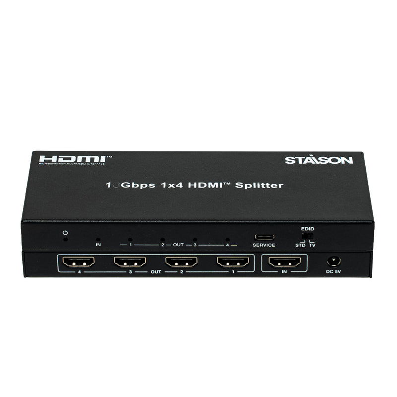  ST-NSPB14C HDMI Splitter 4K60 1x4 front view