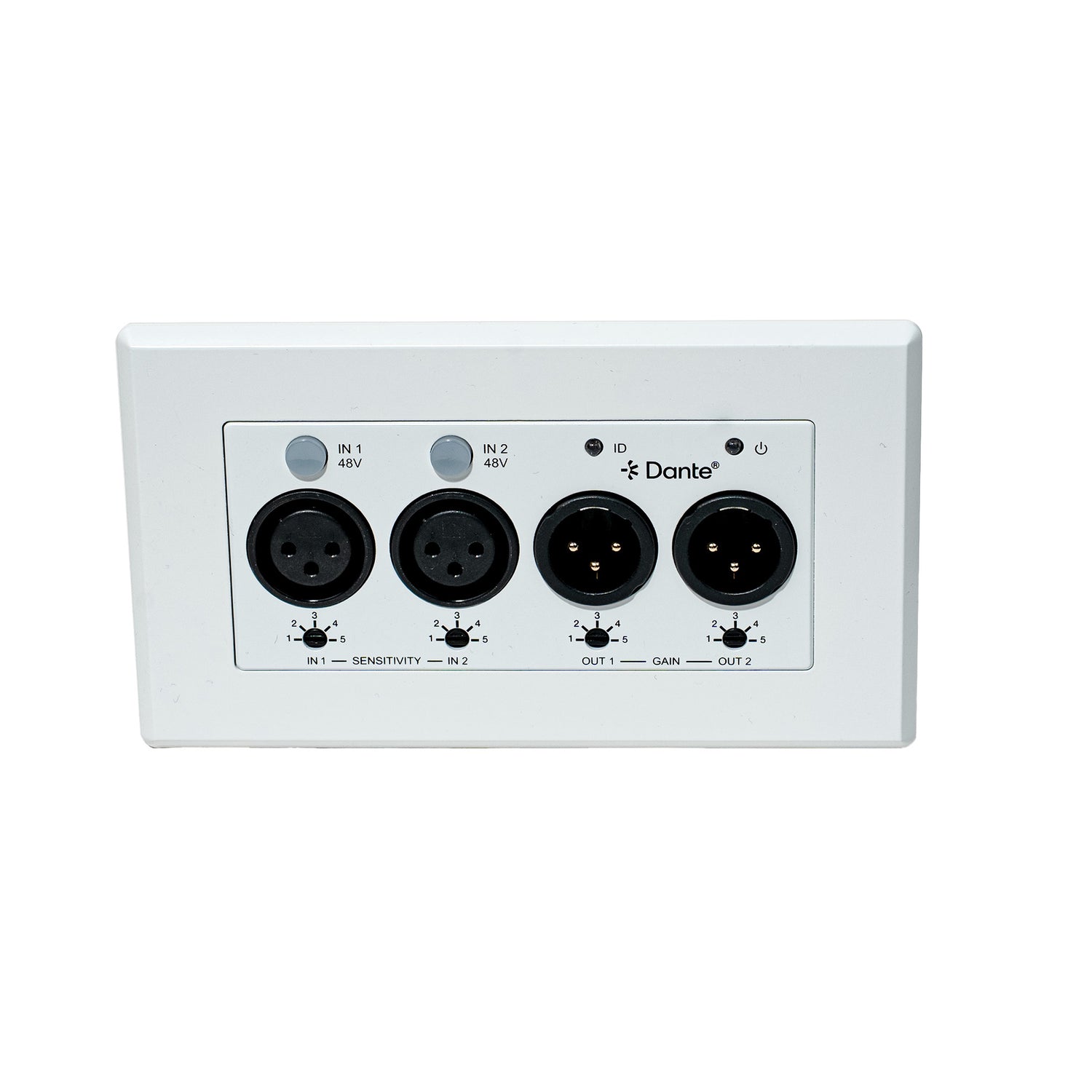 ST-NWPD22XLREU Dante XLR Converter 2x2 Analogue Audio Interface